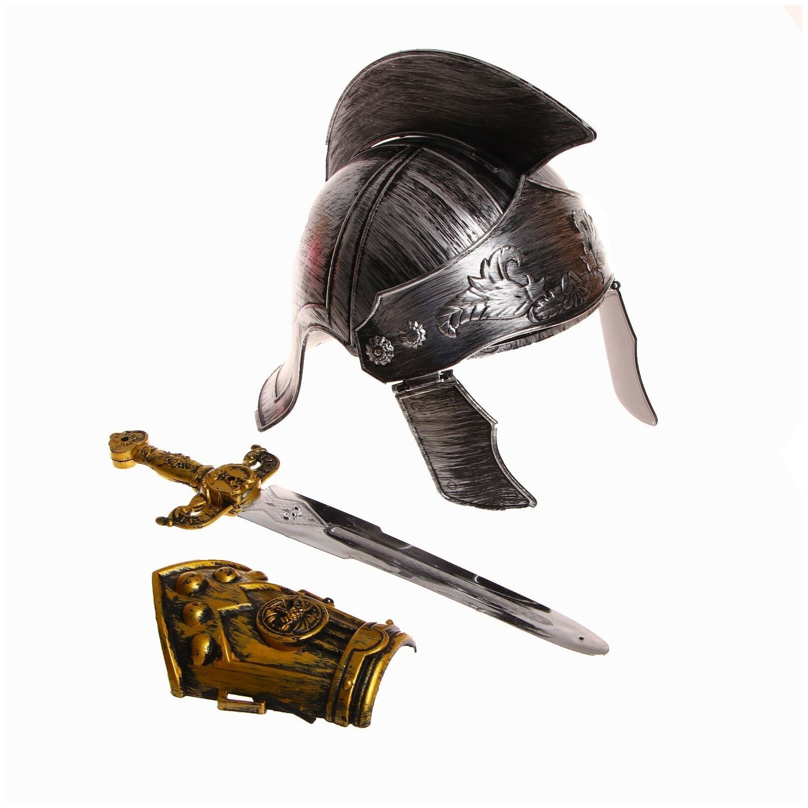 Карнавальный набор "Легионер", шлем, меч, нарукавник, обхват головы 54-57