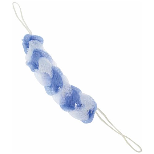 Мочалка для тела, нейлон, 79 г (6х6х30 см), ассорти, 