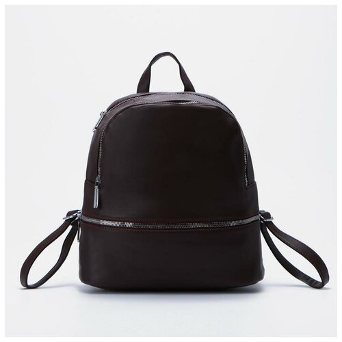 фото Рюкзак на молнии, цвет бордовый нет бренда