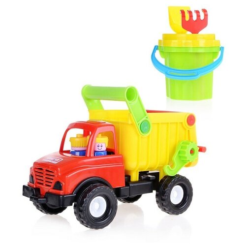 фото Песочный набор № 143 грузовик самосвал с песочным набором №101 stellar