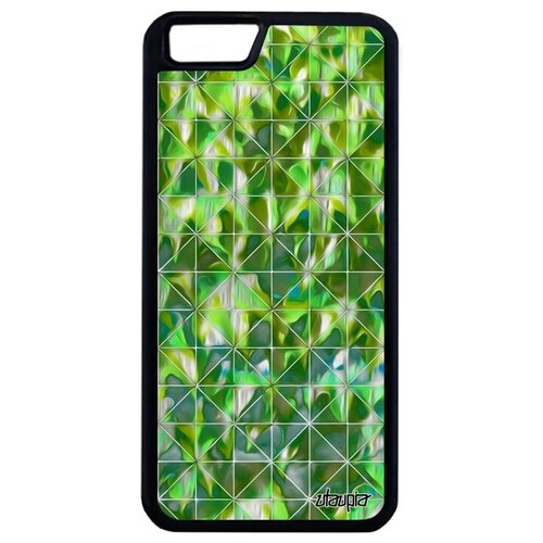фото Защитный чехол на смартфон // iphone 6 plus // "плиточный мотив" мрамор текстура, utaupia, зеленый