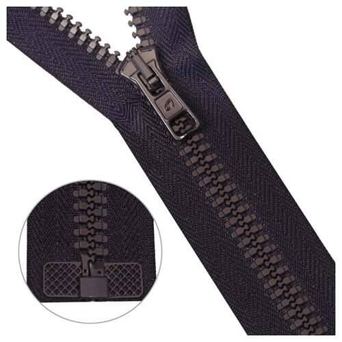 фото Молния трактор тип 10 (6мм) 1 замок 45см arta (032 фиолетовый) 5 шт