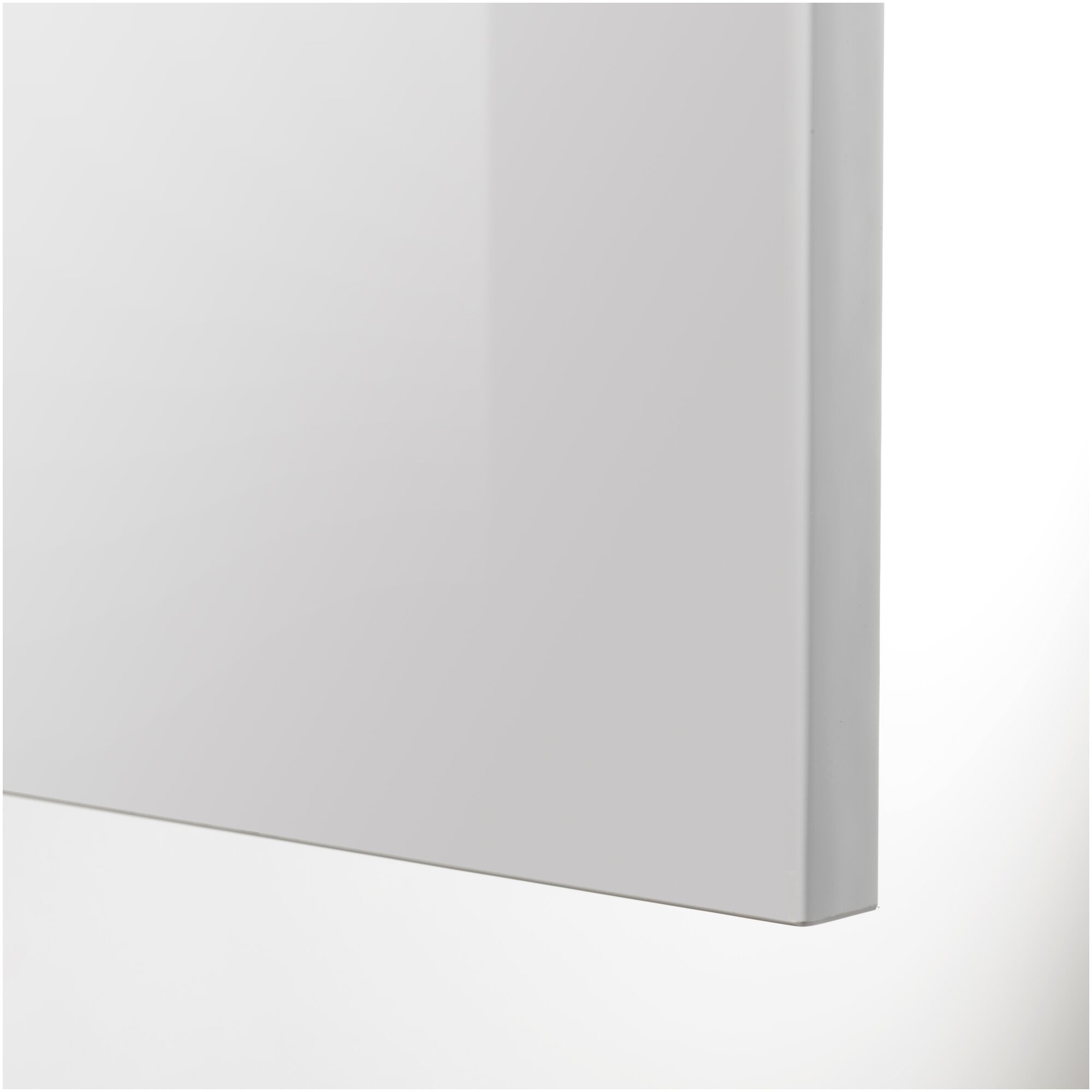 METOD метод высокий шкаф д/холод/мороз/2дверцы 60x60x220 см белый/Рингульт светло-серый - фотография № 2