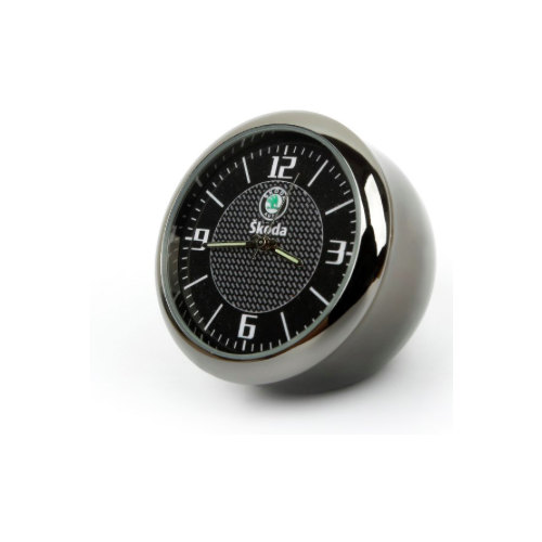 фото Автомобильные часы с логотипом skoda autonew16