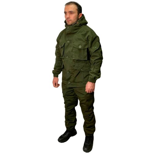 Тактический костюм Горка-8 демисезонный на флисе (олива) тактический костюм мужской осенний горка демисезонный мох размер 48 50