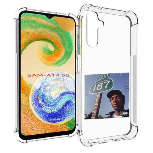 Чехол MyPads Snoop Dogg NEVA LEFT для Samsung Galaxy A14 4G/ 5G задняя-панель-накладка-бампер чехол mypads snoop dogg neva left для samsung galaxy s23 ultra задняя панель накладка бампер