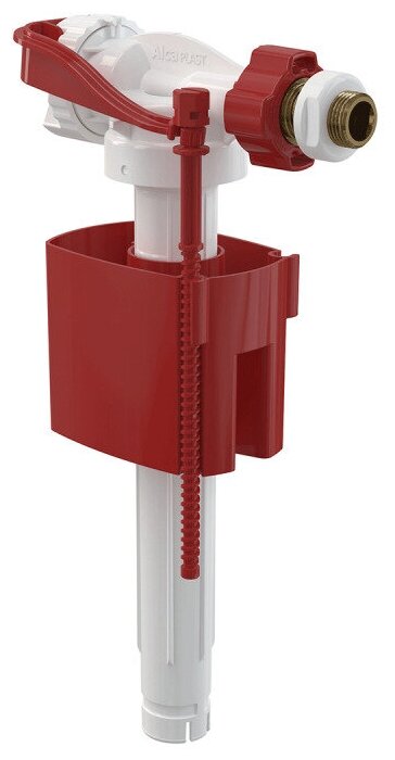 Впускной механизм Alcadrain A160P-3/8" с боковой подводкой и металлической резьбой для пластиковых бачков