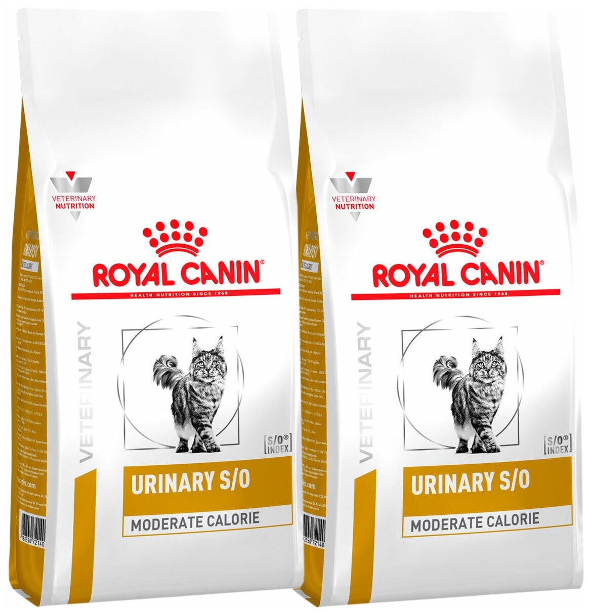 ROYAL CANIN URINARY S/O MODERATE CALORIE для взрослых кошек при мочекаменной болезни с умеренным содержанием энергии (1,5 + 1,5 кг)