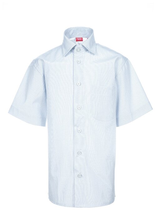 Школьная рубашка Imperator, размер 110-116, голубой