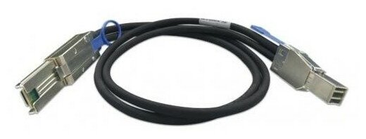 Кабель/ QNAP CAB-SAS10M-8644-8088 Mini SAS external cable (SFF-8644 to SFF-8088), 1.0 m for REXP-1220U-RP, REXP-1620U-RP,SAS-12G2E. ES1640dc v2, EJ1600