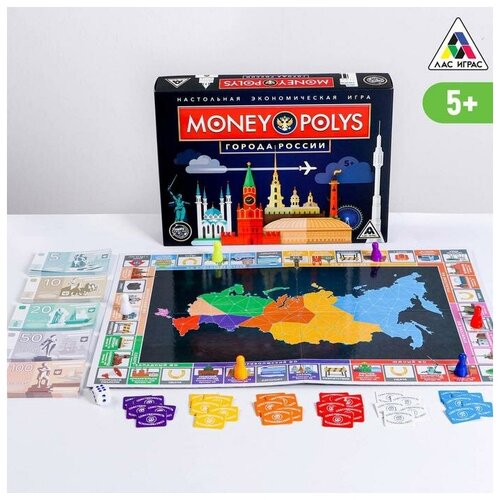 Экономическая игра «MONEY POLYS. Города России», 5+ экономическая игра money polys города россии 5 5231523