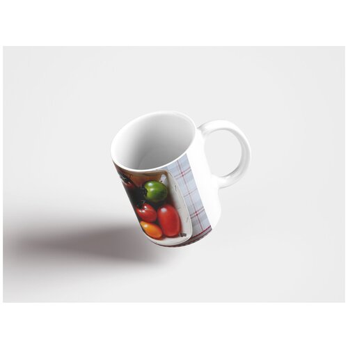 фото Кружка "помидоры, сад, мощность 320 мл. белая lotsprints