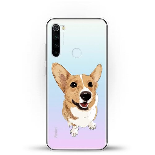 фото Силиконовый чехол хороший корги на xiaomi redmi note 8t andy & paul