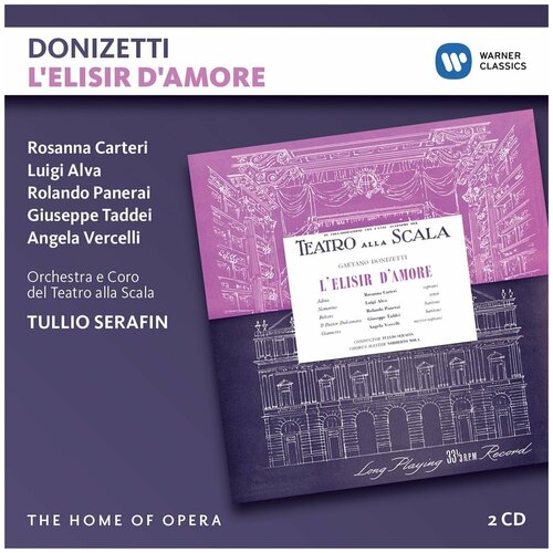 Tullio Serafin - Donizetti: L'elisir D'amore (2. 2 CD warner classics сборник under milk wood a play for voices by dylan thomas 2cd