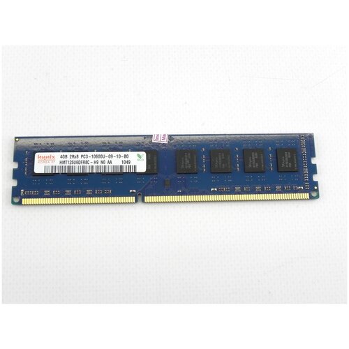 оперативная память hynix ddr3 4gb 1333 мгц 1 5v 2rx8 sodimm для ноутбука 2шт Оперативная память 4 ГБ 1 шт. Hynix DDR3 1333 DIMM 4Gb HMT125U6DFR8C-H9