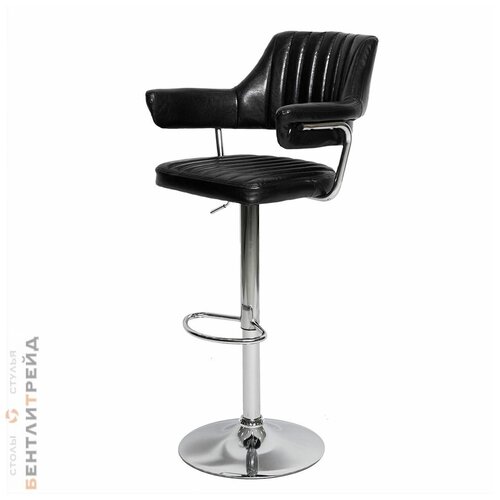 Стул барный Наварро Черный Глянцевый