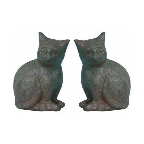 Фигурка из папье-маше, объемная, мал, кошки уп.2шт. 9*18,5*13см