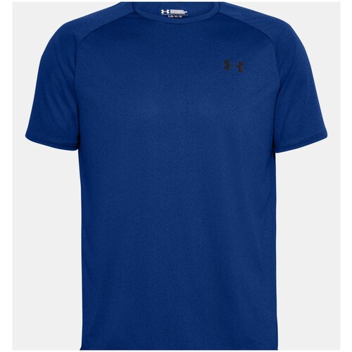 фото Футболка under armour tech 2.0 ss tee novelty размер lg, royal / black-400