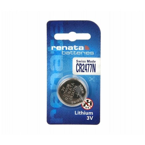 Литиевая батарейка CR2477 RENATA 1 шт. renata battery 1220