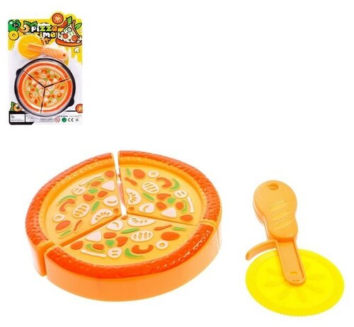 Игровой набор продуктов на липучке «Пицца Маргарита»