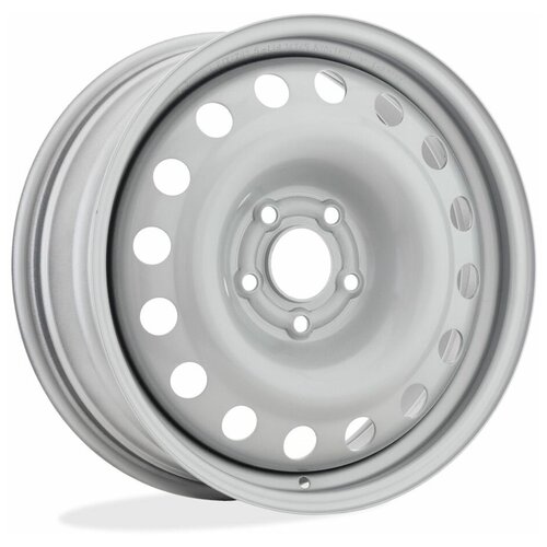 Колесный диск TREBL X40053 R17 5*114,3 ET45 Dia 66.1, штампованный серебро для Nissan.