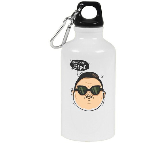 Бутылка с карабином CoolPodarok Прикол. Gangnam style