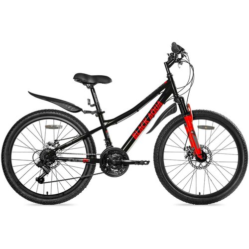 Велосипед BLACK AQUA Cross 1471 D 24 чёрный-красный 2395300₽