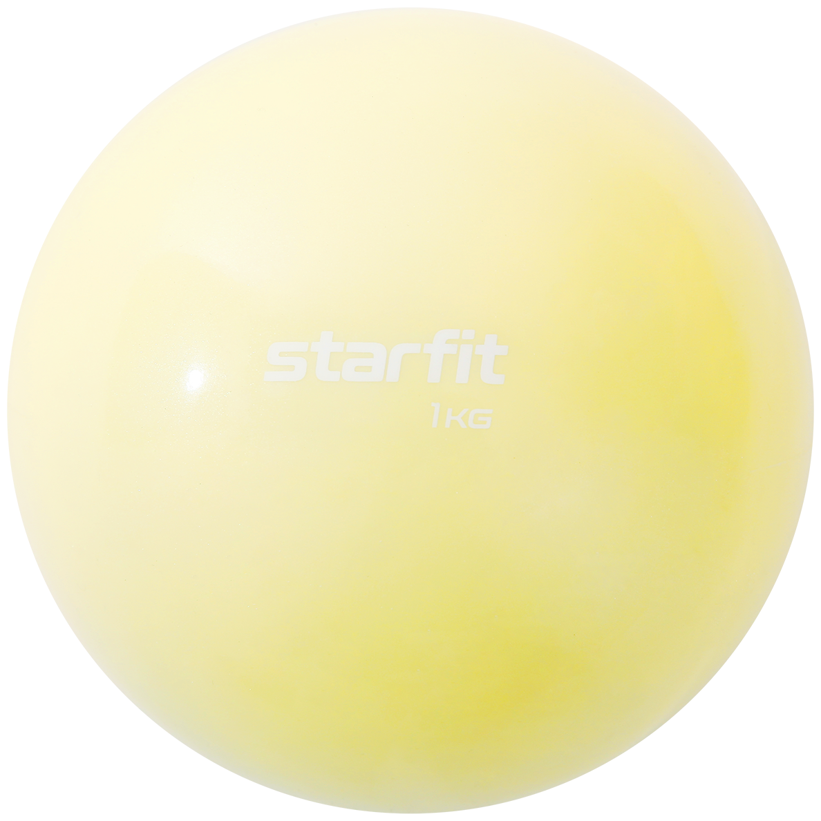 Медбол Starfit Gb-703, 1 кг, желтый пастель