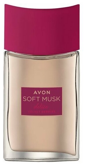 Туалетная вода AVON Soft Musk Delice Velvet Berries для нее, 50 мл / женский парфюм / духи женские / парфюмерная вода