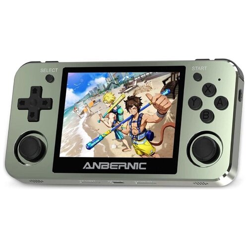 Портативная игровая приставка Anbernic RG 351MP (351 в 1) + 351 встроенная игра Mint Green (Мятно-зеленый)