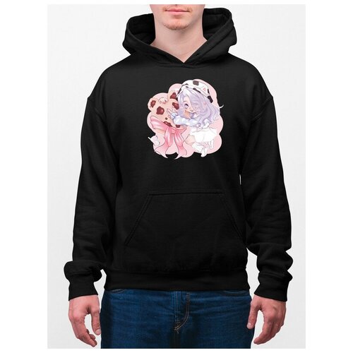 фото Худи унисекс каждому своё "кошка лана/блогер" черное m