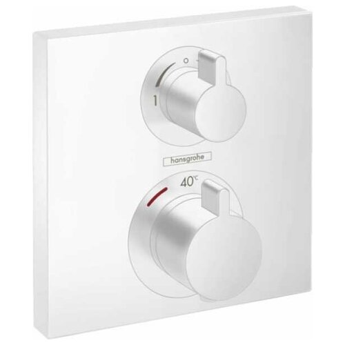 Термостат для душа Hansgrohe Ecostat Square 15714700, белый