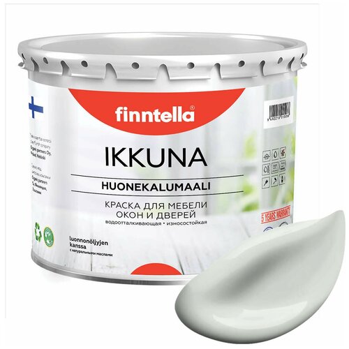 Краска акриловая finntella Ikkuna матовая MARMORI 2.7 л