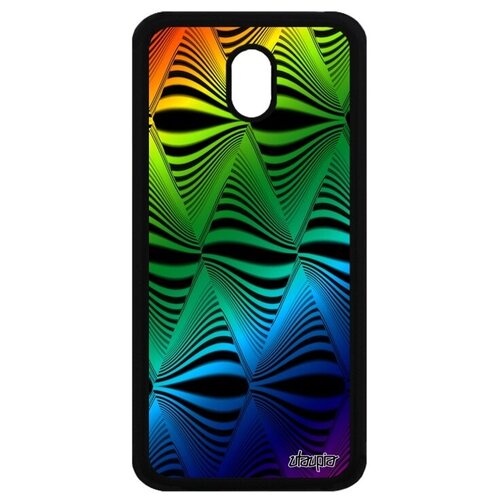 фото Модный чехол на телефон // galaxy j3 2017 // "иллюзия волны" дизайн движение, utaupia, цветной