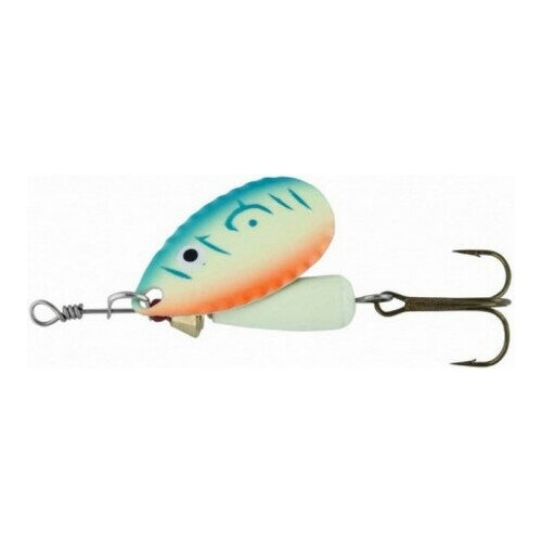 Блесна вращающаяся Abu Garcia Droppen (1451414 4гр/UVGlow Blue/Orange)