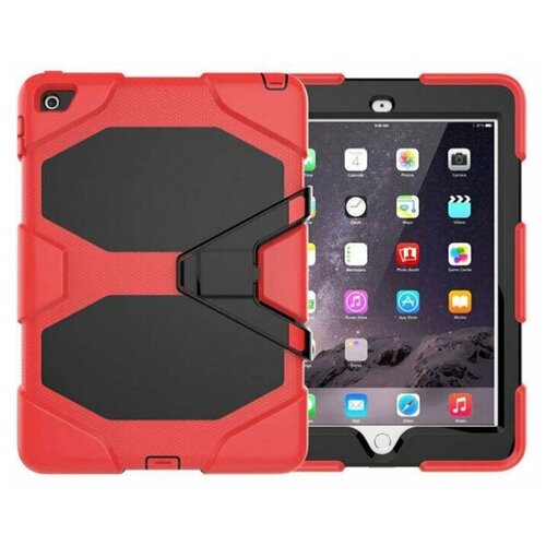 Противоударный, защитный чехол для iPad Mini 4, G-Net Survivor Case, красный