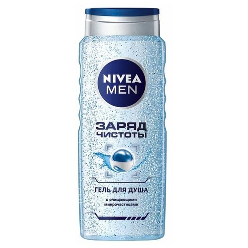 Nivea Гель для душа Nivea Men «Заряд чистоты», 500 мл гель для душа заряд чистоты nivea men 250 мл