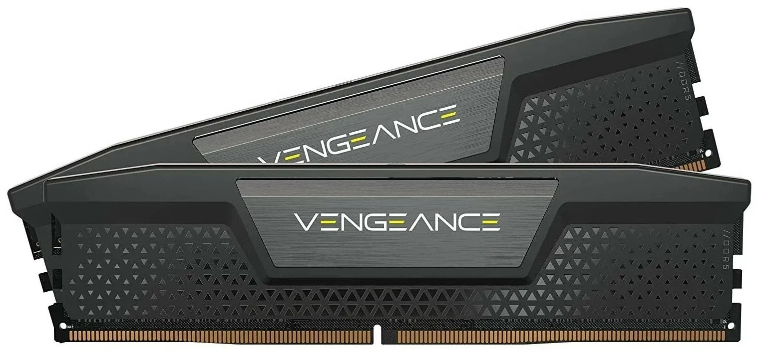 Оперативная память Corsair DDR5 32Gb (2x16Gb) 5600MHz pc-44800 Vengeance C36 1.25V - Black (CMK32GX5M2B5600C36)