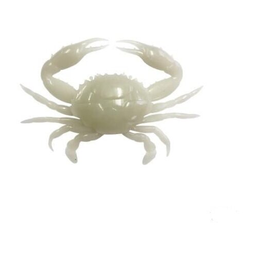 Приманка Nikko Super Crab 6 #CO3 Glow White