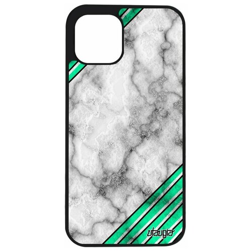 фото Чехол на смартфон iphone 12, "уголок" фон треугольник utaupia