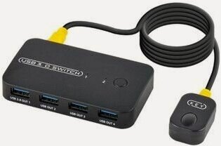 Изображение товара USB 3.0 switch переключатель 2-4 с выносной кнопкой