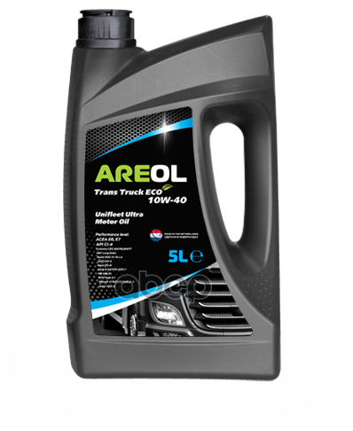 AREOL Areol Trans Truck Eco 10w40 (5l)_масло Моторное! Синтacea E6/E7, Api Ci-4, Volvo Vds-3, Man M3477