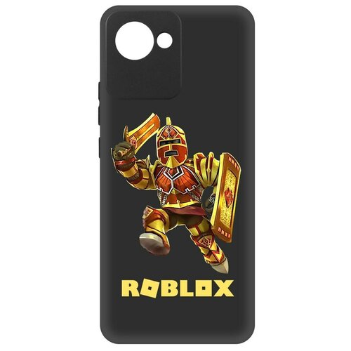 Чехол-накладка Krutoff Soft Case Roblox-Рэдклифф для Realme C30 черный чехол накладка krutoff soft case roblox рэдклифф для realme c11 черный