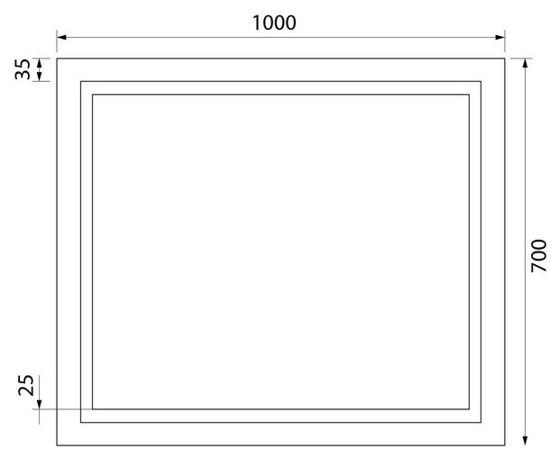 Зеркало с подсветкой и термообогревом IDDIS Zodiac 100 см ZOD10T0i98 - фотография № 7