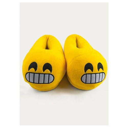 фото Тапочки смайлы emoji "неловкость" (36-44) allkigurumi