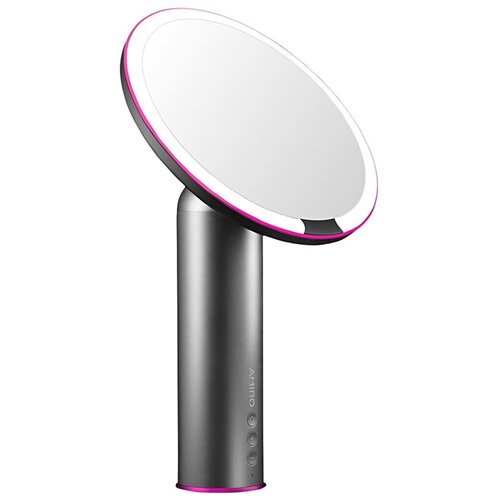фото Зеркало косметическое настольное xiaomi amiro daylight mirror (aml005) с подсветкой черный