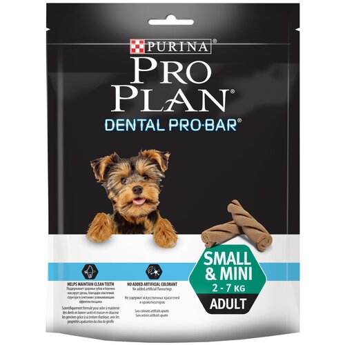 Лакомство для собак Pro Plan Dental Pro Bar для мелких и карликовых пород, 150 г