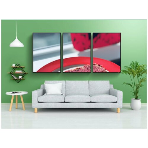 фото Набор модулных постеров для интерьера "торт, десерт, youtube" 60x90 см. в тубусе, без рамки lotsprints