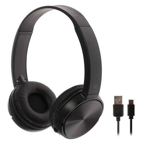 Наушники беспроводные LuazON OBT 13 накладные 800 мАч черные 214200₽