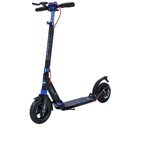 Самокат Sportsbaby Городской самокат Sportsbaby City Scooter Disk Brake MS-118 черно-синий городской самокат hudora bigwheel air 230 dual brake черный